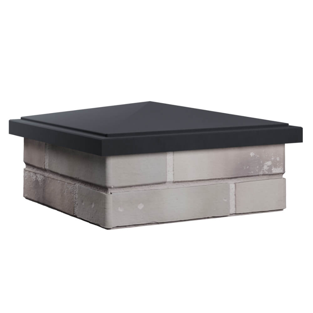 Колпак Zking БонаМоно Серый на столб 1.5х1.5 кирпича (385х385, 400х400мм) в Кириши фото