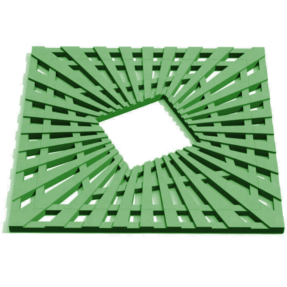 Приствольная решетка для дерева ZKING ATMOSPHERE 1.2х1.2м Зеленая Кириши фото