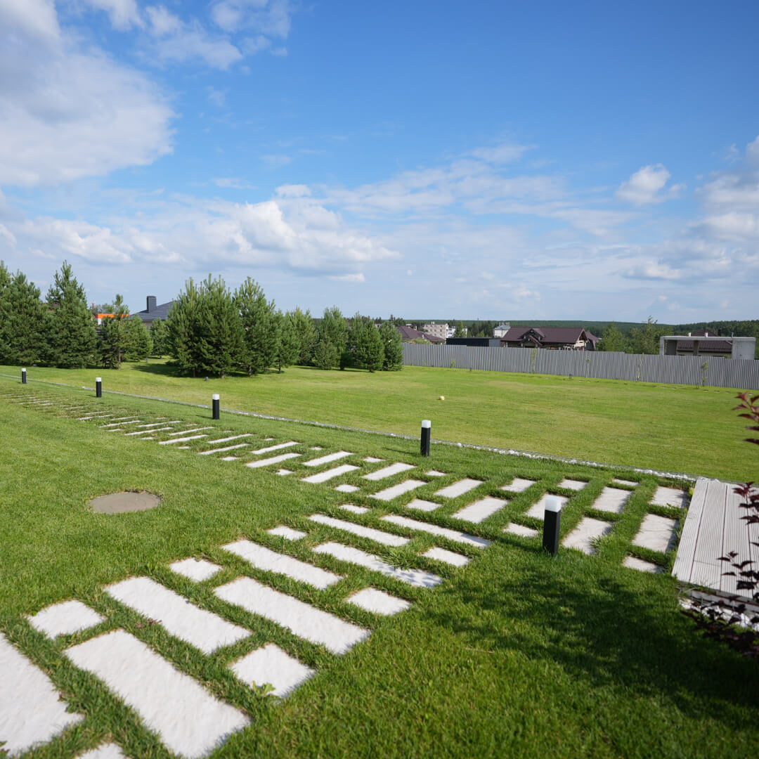 Шаговая плита STONE Светлая Галька 990х330х55мм в Кириши фото