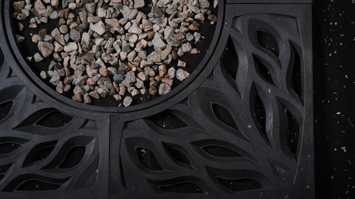 Приствольная решетка для дерева ZKING CRUST 1.2х1.2м Черная в Кириши фото